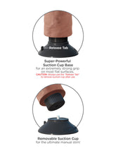 King Cock 9 Inch Vibrating Realistic Dildo in Tan Color Dongs Realistic